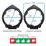 Chevy 2010-Up | Ford EcoSport 2018-2021 - 6" to 6.75" — 82-3010