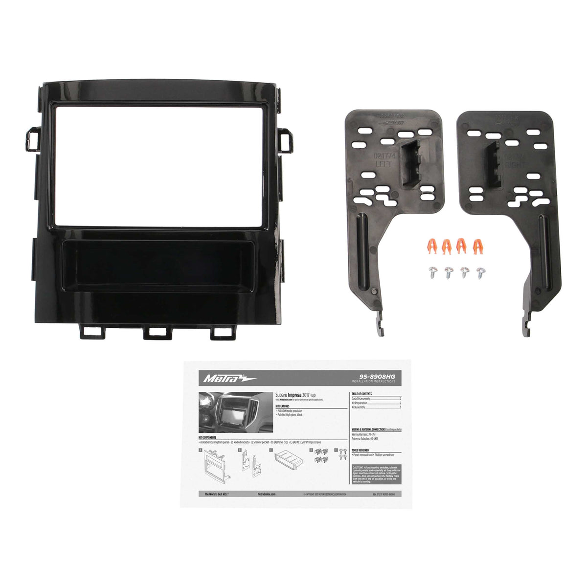 Subaru Impreza 2017-2018 | Crosstrek 2018-2022 — 95-8908HG