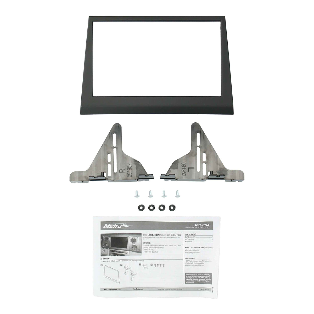 Jeep Commander 2006-2007 - Fits Pioneer 8" Radios — 108-CH4G