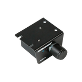 Black electronic ACR-3 with a knob on a white background