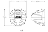 2020-2024 Polaris RZR Pro 6.5in Cage-Mount Plug-&-Play Speaker-Pods for Ride Command