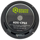 SoundQubed SoundQubed HDX Series 6.5" 2-Way Component Speaker Set - Car Audio