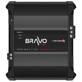 Stetsom Stetsom BRAVO FULL 2K Digital Full-Range Amplifier Mono 1 Channel Class D 2000 Watts RMS - Car Audio