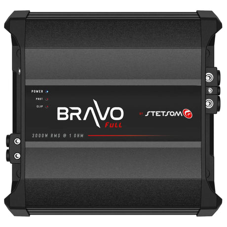 Stetsom Stetsom BRAVO FULL 3K Digital Full-Range Amplifier Mono 1 Channel Class D 3000 Watts RMS - Car Audio