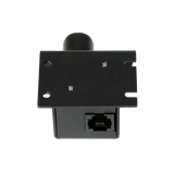 Black electronic ACR-3 with a socket on a white background