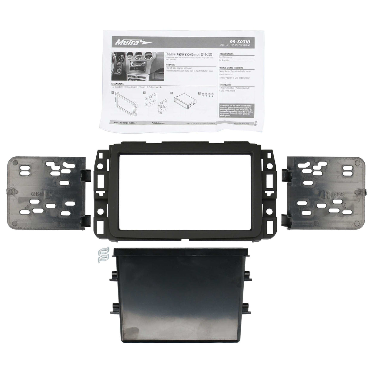 Chevy Captiva Sport 2014-2015 — 99-3031B