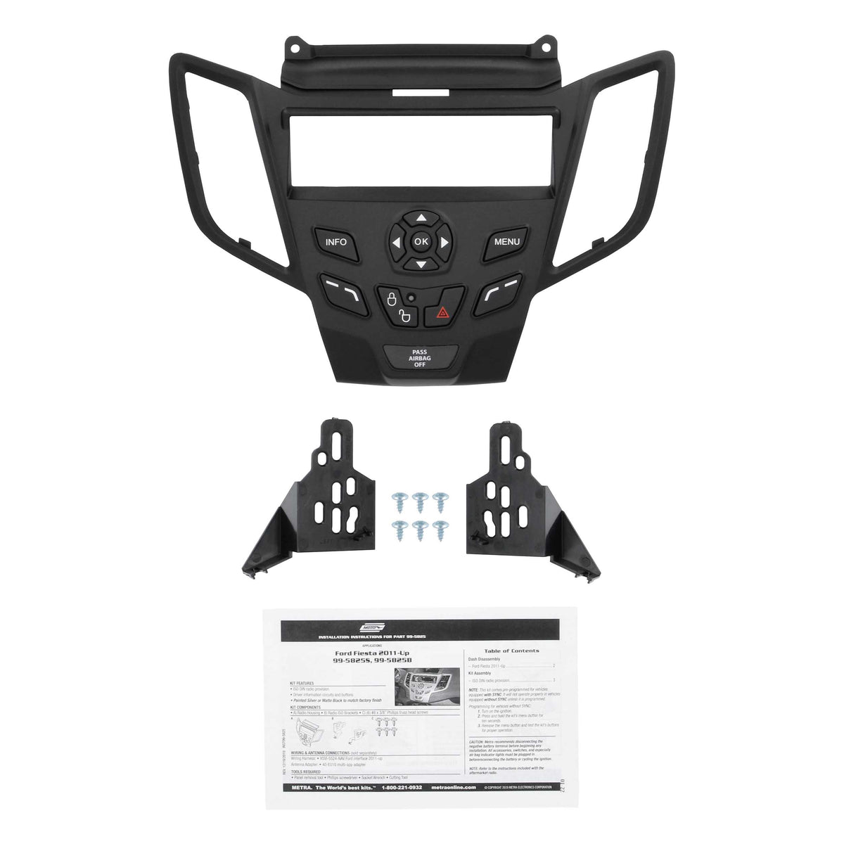 Ford Fiesta 2011-2019 — 99-5825B