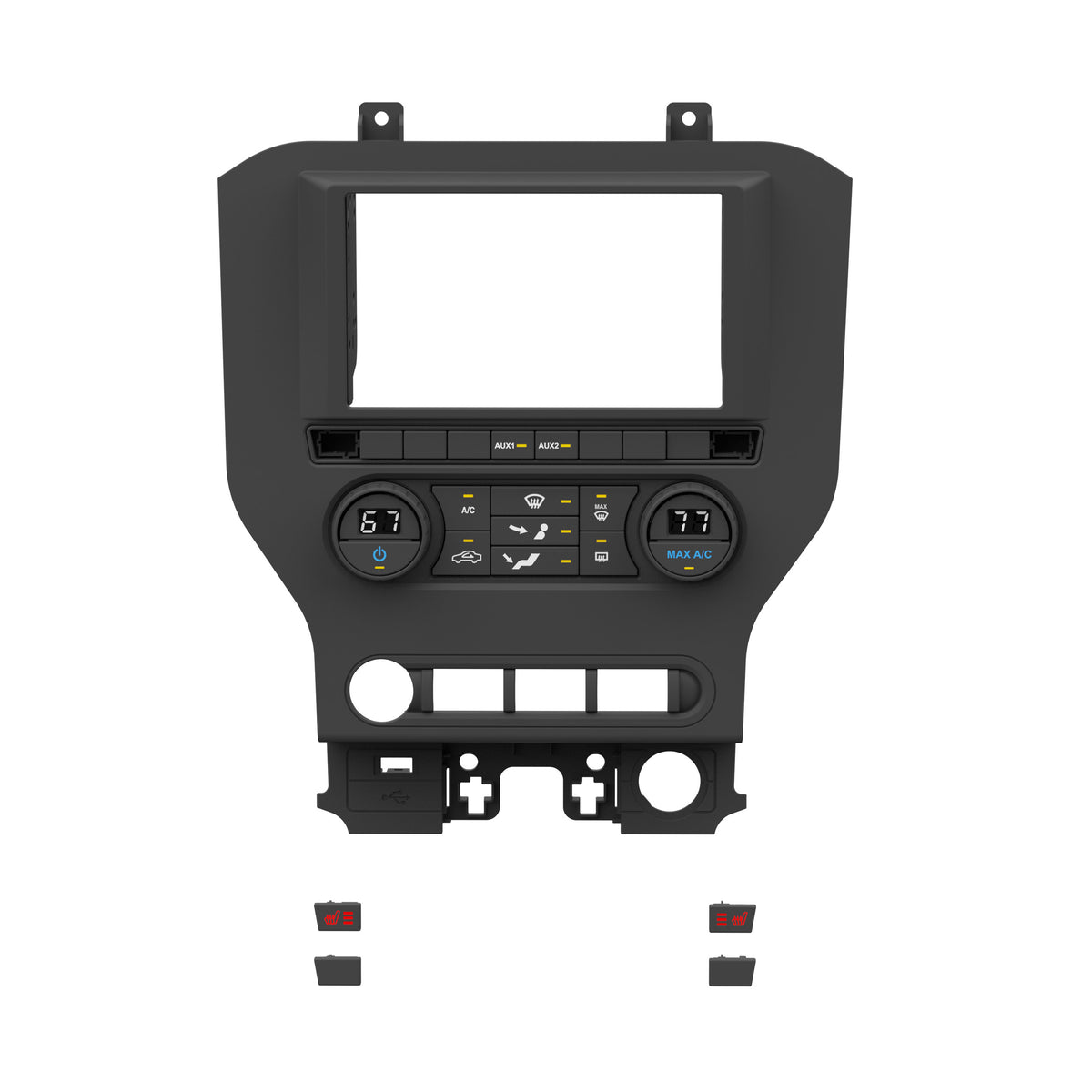 Ford Mustang 2015-2023 (with 4.2" screen & manual climate controls) — 99-5865CH