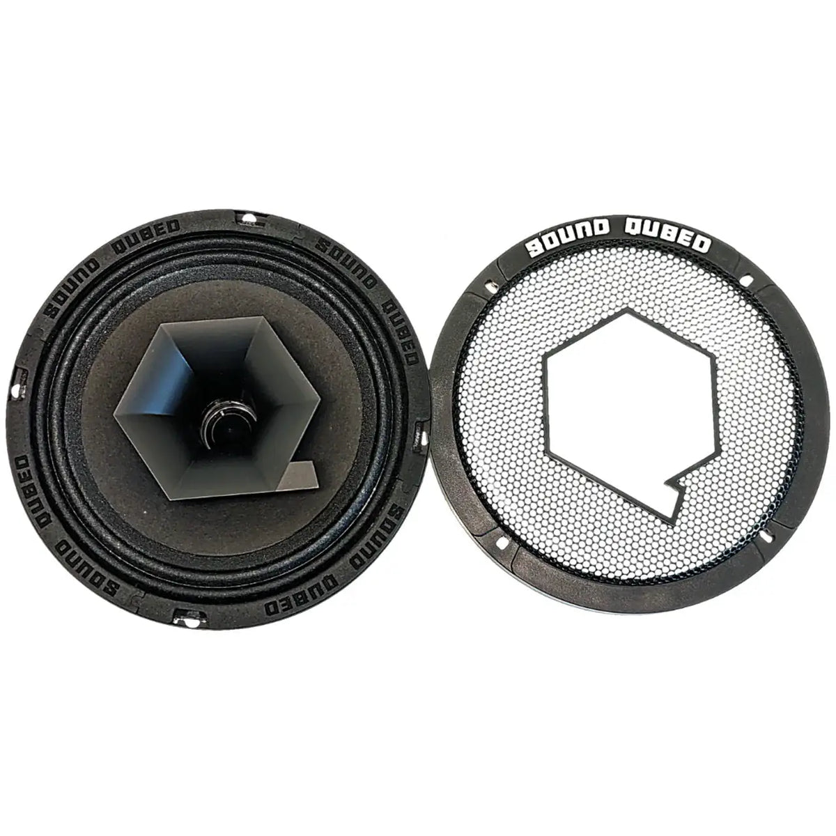 SoundQubed SoundQubed BGS-CX64SL Coaxial Slim Loudspeaker w/ 1" Compression Driver (each) - Car Audio
