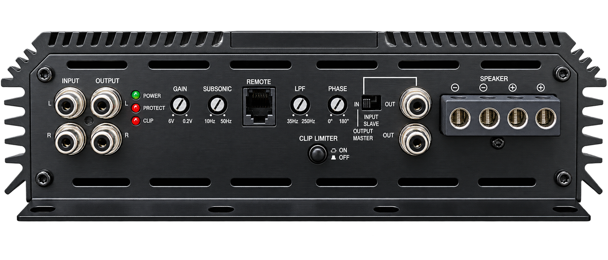 Ruthless Audio Ruthless Audio 7500.1 Black 7,500 Watt Monoblock Amplifier - Car Audio