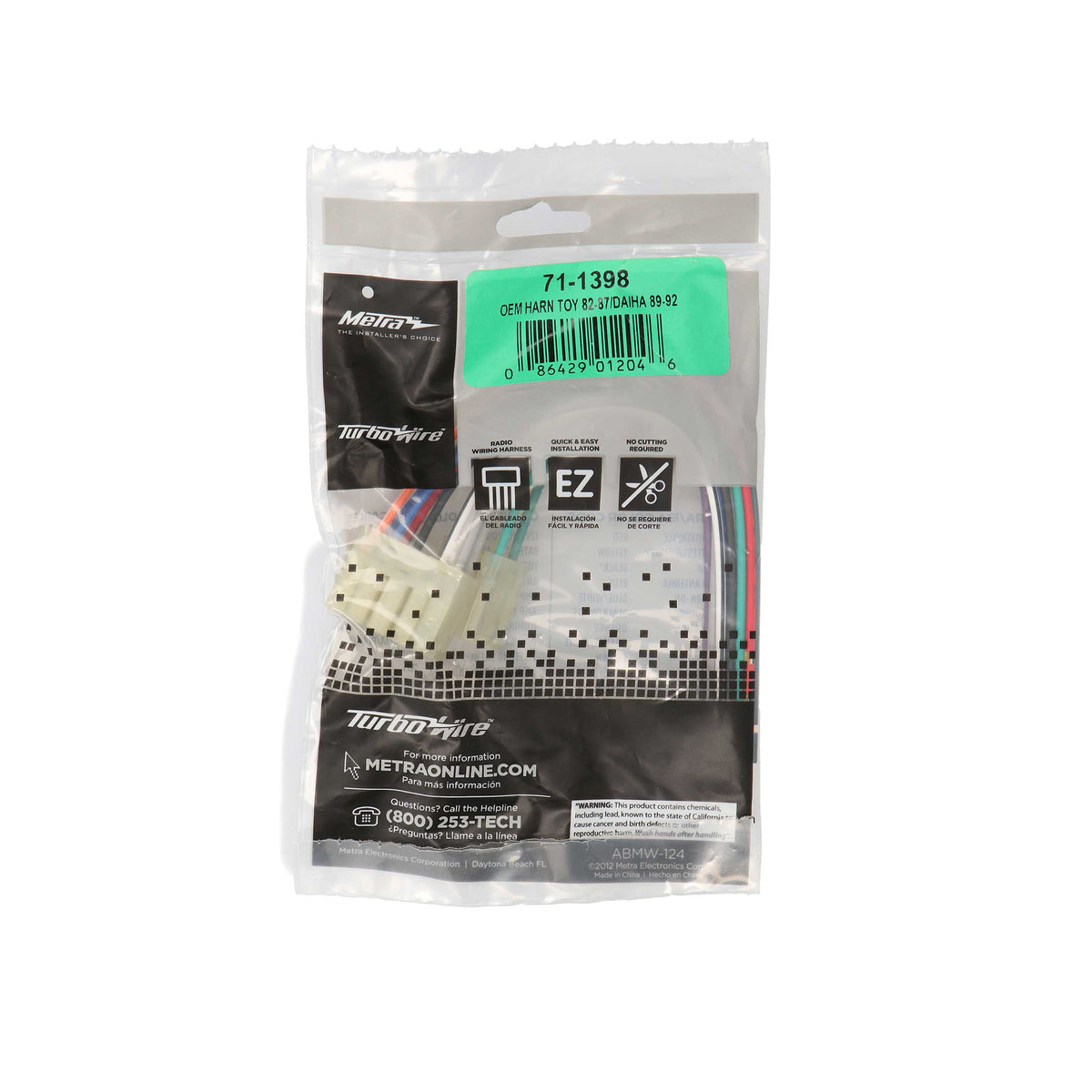 OEM Harness - Toyota 1982-1987 | Daihatsu 1989-1992 — 71-1398