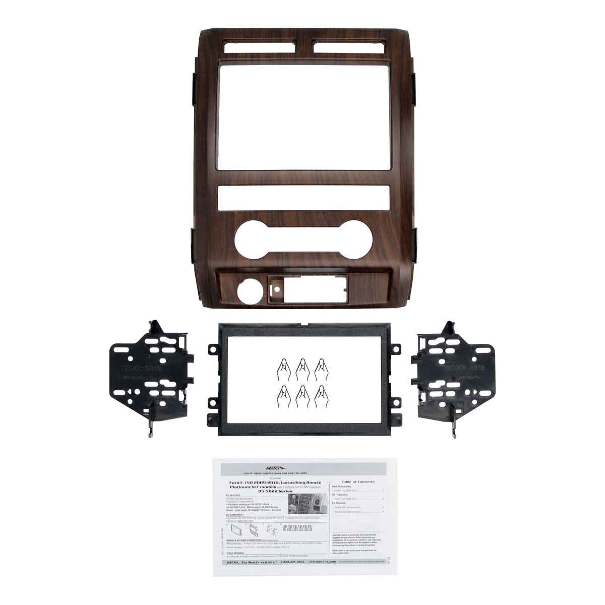 Ford F-150 2009-2010 - Platinum - Ash Satin — 95-5822AS