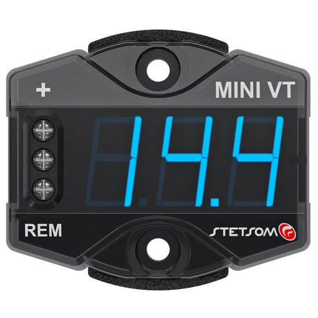 Stetsom Stetsom MiniVT Digital Voltmeter Mini Automotive Battery VT Blue LED - Car Audio