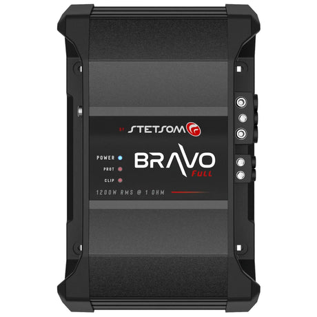 Stetsom Stetsom BRAVO FULL 1.2k Digital Full-Range Amplifier Mono 1 Channel Class D 1200 Watts RMS - Car Audio