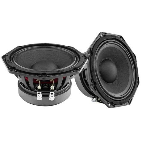 DS18 DS18 6OCT300-8 Octagonal 6" Mid-Bass Loudspeaker 300 Watts Rms 8-Ohm (each) - Car Audio
