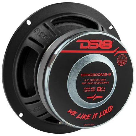 DS18 DS18 6PRO300MB-8 6" Mid-Bass Loudspeaker 300 Watts 8-Ohm (each) - Car Audio