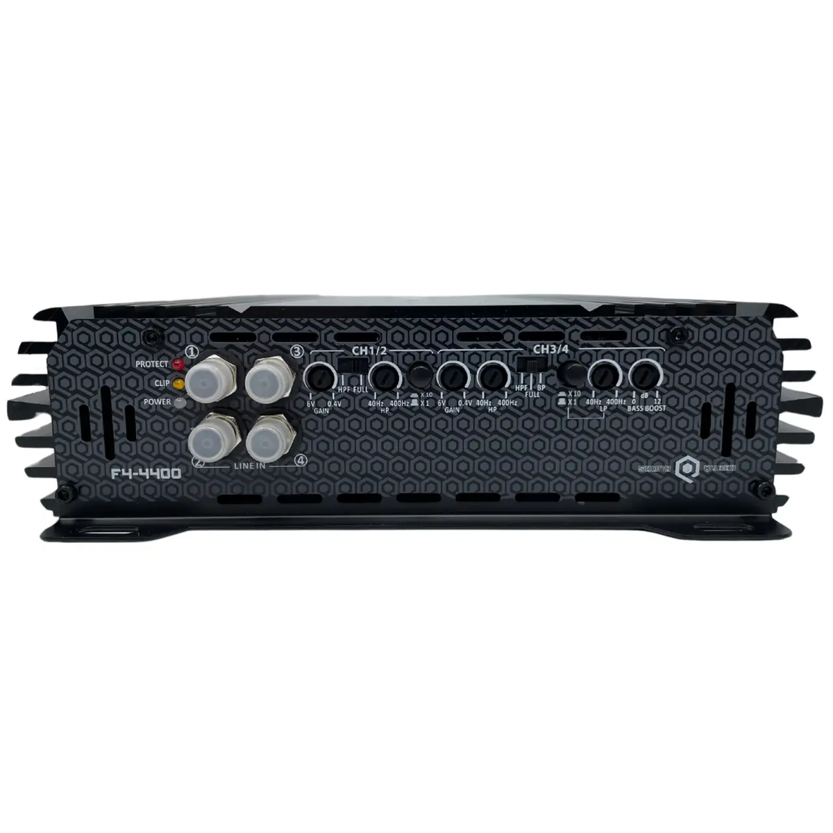 SoundQubed SoundQubed 4400 Watt F4-4400 Full Bridge 4 Channel Amplifier - Car Audio