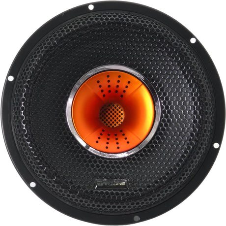 Warzone WZ80Si front grille and orange tweeter