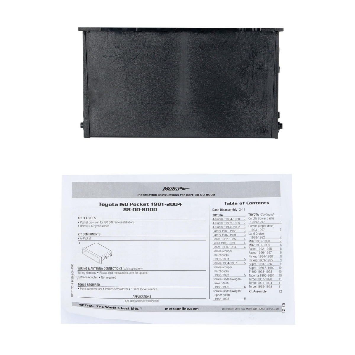ISO Pocket - Toyota 1981-2004 — 88-00-8000