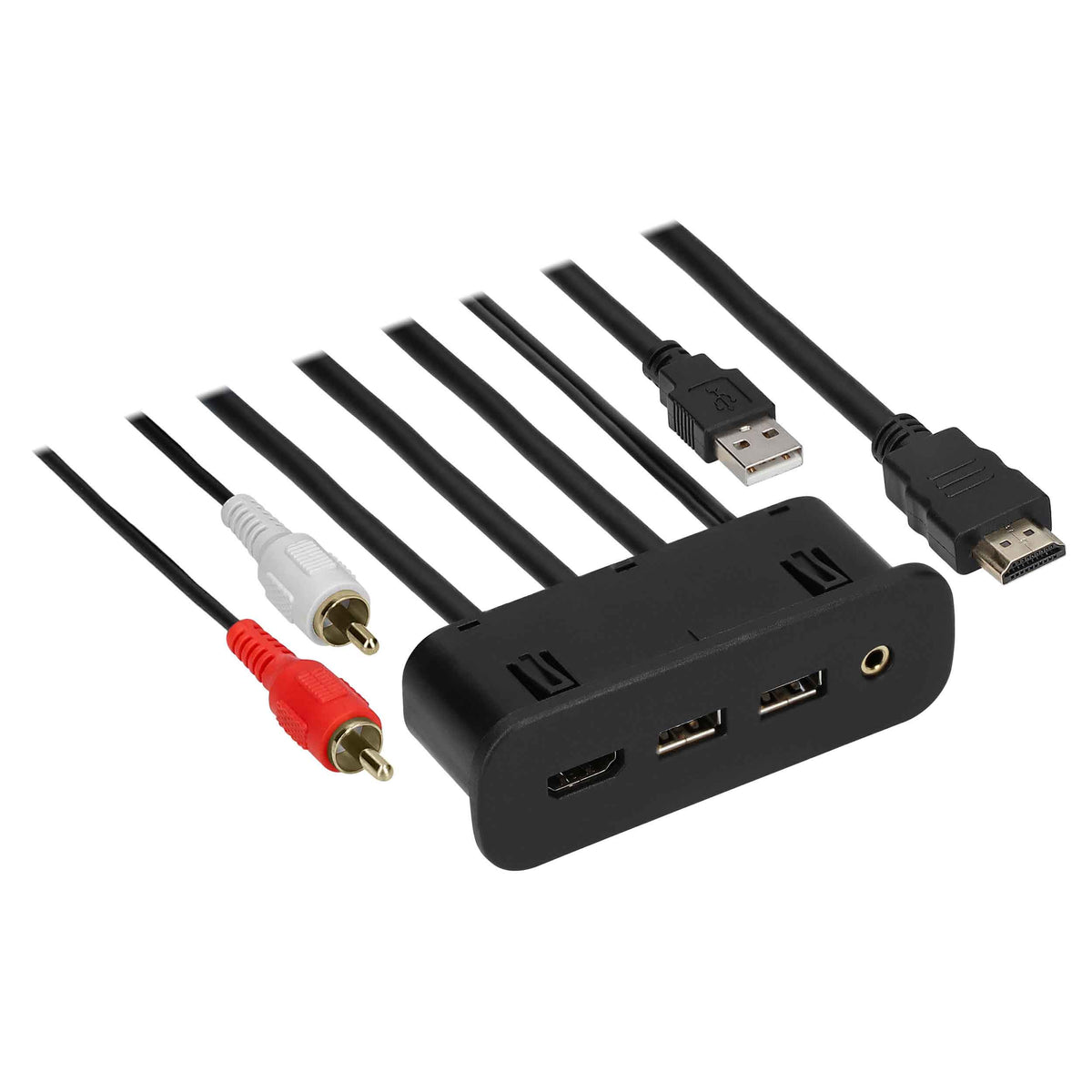 USB/AUX/HDMI® Replacement Panel - Chrysler | Dodge | Jeep 2015-2016 — AXUSB-CH1