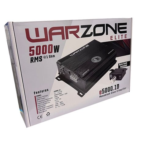 Gravity Audio Warzone E5000.1D amplifier, product gallery image 7