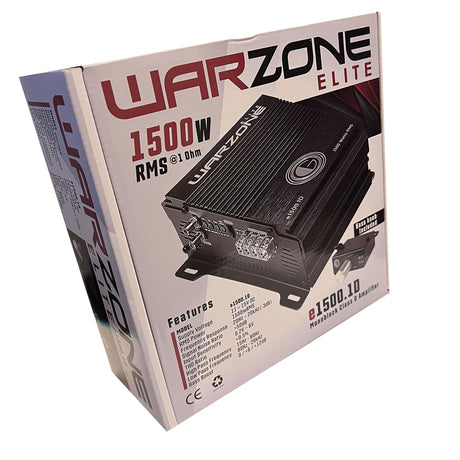 Gravity Audio Warzone E1500.1D amplifier, product gallery image 6