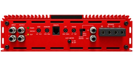 Ruthless Audio Ruthless Audio 12500.1 Red 12,500 Watt Monoblock Amplifier - Car Audio