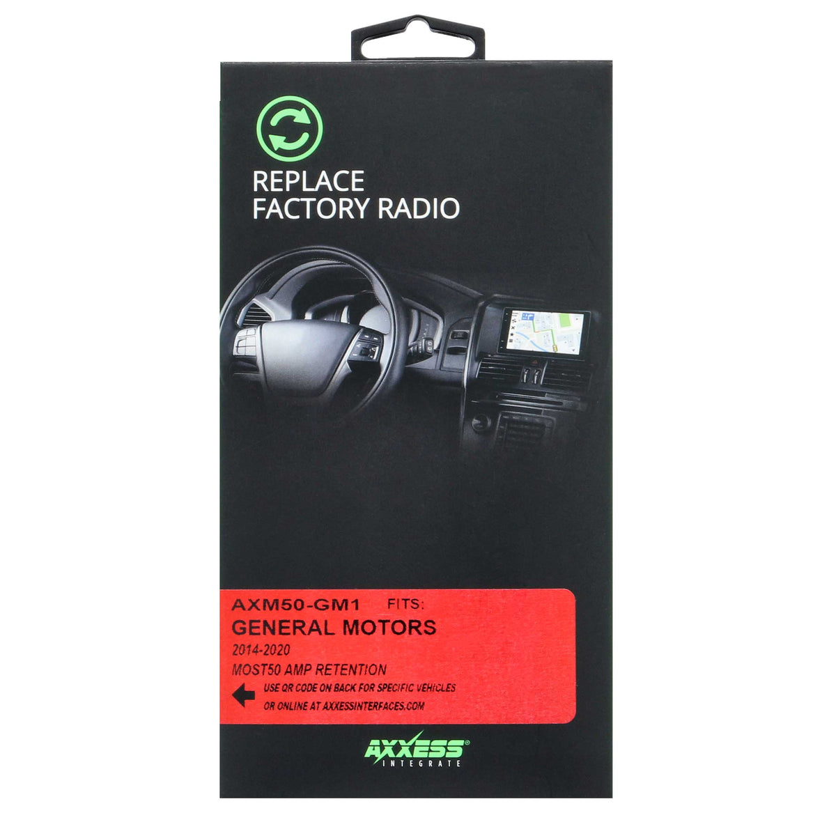 MOST50 Amp Retention Interface - GM 2014-2020 — AXM50-GM1