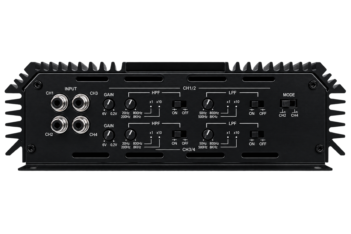 Ruthless Audio Ruthless Audio 1500.4 4 Channel Amplifier - Car Audio