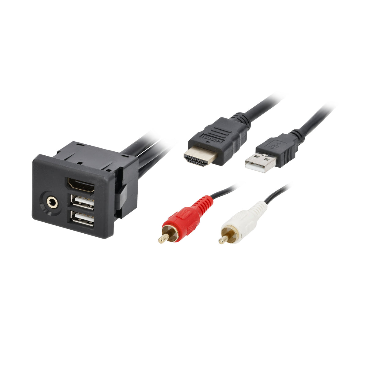 USB/AUX/HDMI® Panel - GM | Buick 2012-2021 — AXUSB-GM3