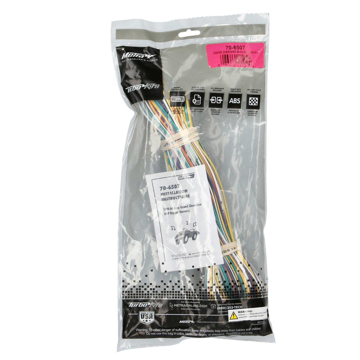 Amp Bypass Harness - Jeep Grand Cherokee 1999-2004 — 70-6507