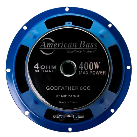 American Bass American Bass Godfather 8" Carbon Cone (single) - Car Audio