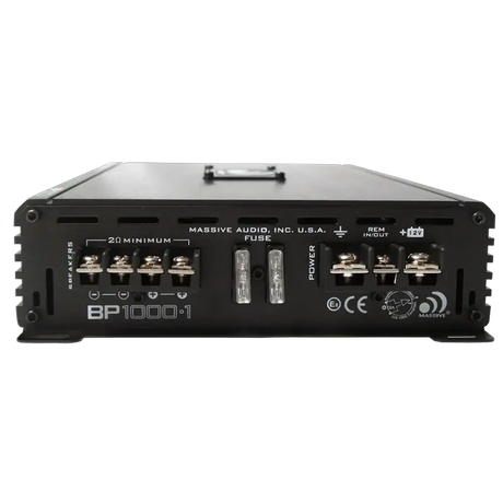Massive Audio Massive Audio BP1000.1v2 1,000 Watt Monoblock Amplifier - Car Audio
