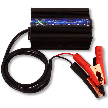 Limitless Lithium Limitless Lithium 8A12v Charger (Sodium / Lifepo4) - Car Audio