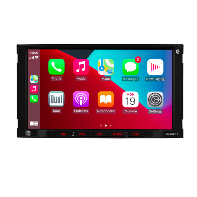 Dual DCPA701-4 car stereo, product image 1