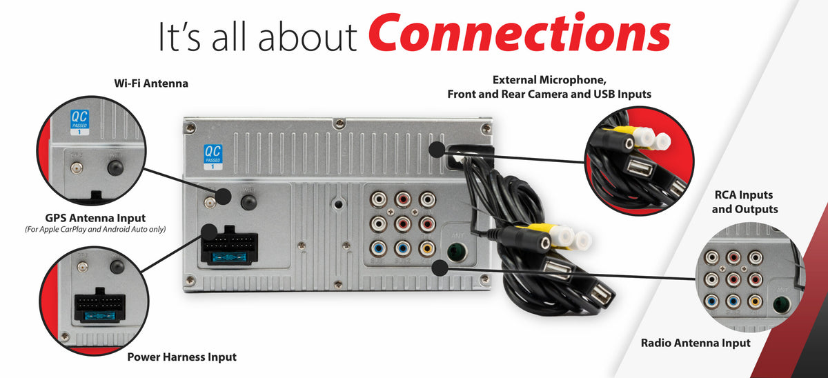 Dual DCPA723W car stereo, product image 10