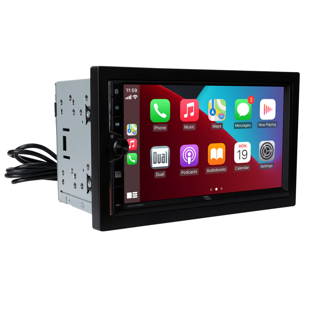 Dual DCPA723W car stereo, product image 3