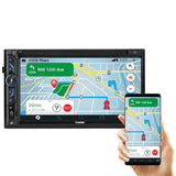 DS18 DS18 DDX6.9CP 6.9" Touchscreen Mechless Double-Din Headunit with Bluetooth, USB, Mirror Link And Car play - Car Audio