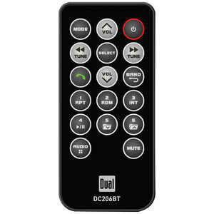 Dual DC206BT car stereo, product image 5