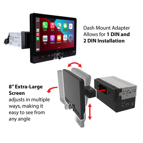 Dual DMCPA8W car stereo, product image 3