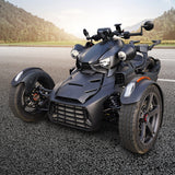 DS18 6.5" Loaded Flat Mount Speaker Pods with Amplifier, Installation Kit and RGB LED Lights, Package for Can-Am Spyder &
