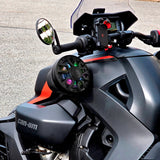 DS18 6.5" Loaded Flat Mount Speaker Pods with Amplifier, Installation Kit and Digital LED Lights, Package for Can-Am Spyder