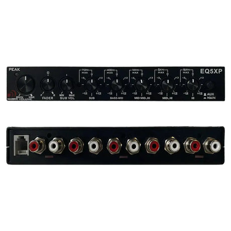 Massive Audio Massive Audio EQ5XP 5 Band Parametric Equalizer / Crossover / Signal Processor - Car Audio