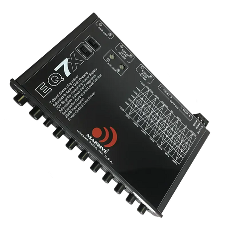Massive Audio Massive Audio EQ7X 7 Band Graphic Equalizer - Car Audio