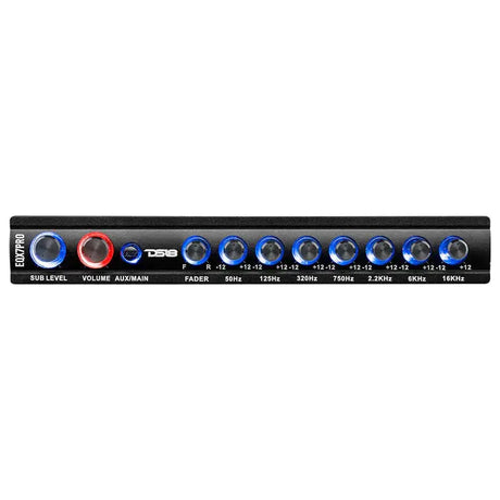 DS18 DS18 EQX7PRO High Volt 7-Band Equalizer with High Level Input, Auto Turn On And High Volt Led Indicator - Car Audio