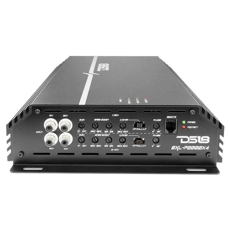 DS18 DS18 EXL-P2000X4 EXL Power 4-Channel Class A/B Amplifier 280 x 4 @ 4-Ohm Watts Rms Made In Korea - Car Audio