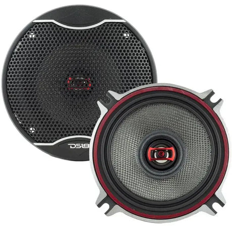 DS18 DS18 EXL-SQ4.0 EXL 4" 2-Way Coaxial Speaker with Fiber Glass Cone 340 Watts 3-Ohm - Car Audio