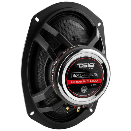 DS18 EXL-SQ6.9 EXL 6x9" 2-Way Coaxial Speaker with Fiber Glass Cone 560 Watts 3-Ohm - Trinity Car Audio