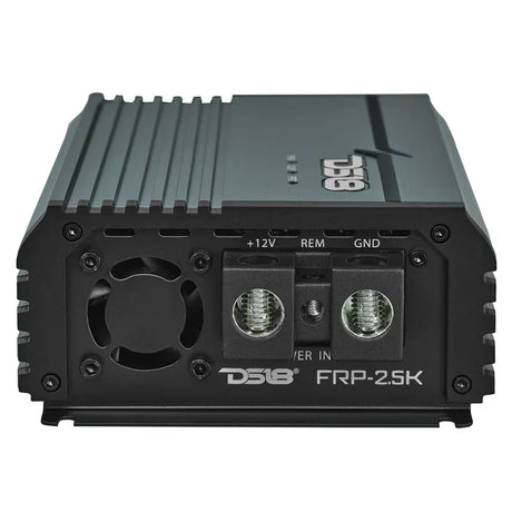 DS18 DS18 FRP-2.5K/TI FRP Compact Full-Range Class D 1-Channel Amplifier 2,500 Watts Rms @ 1-Ohm TITANIUM - Car Audio