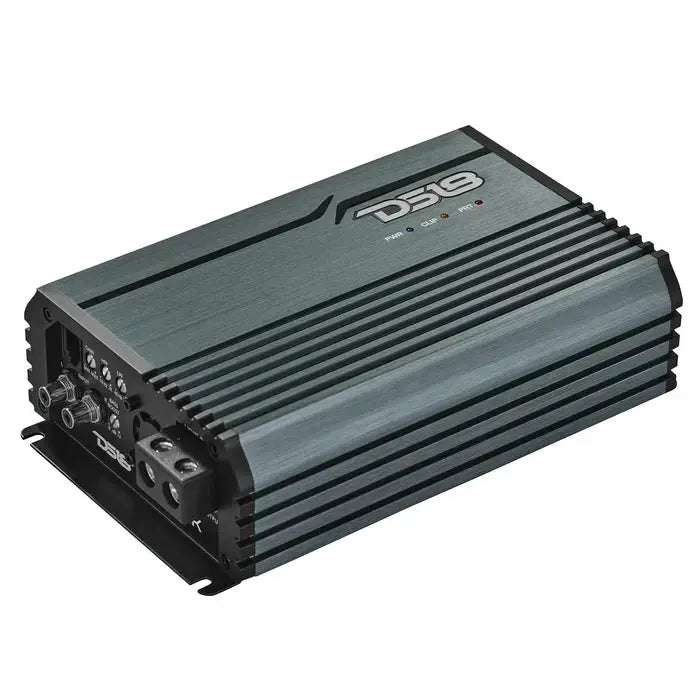 DS18 DS18 FRP-2.5K/TI FRP Compact Full-Range Class D 1-Channel Amplifier 2,500 Watts Rms @ 1-Ohm TITANIUM - Car Audio